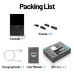 Black TRIMUI Brick Pocket Retro Handheld with 3.2 Inch IPS Screen RGB Buttons and Linux System