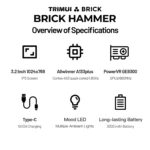 TRIMUI BRICK HAMMER Portable Game Console with 1024×768 IPS Screen