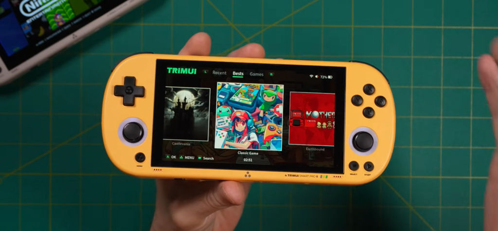 4.96-inch 720p IPS display screen of trimui smart pro s